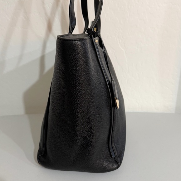Michael Kors Whitney Large Black Pebble Leather Tote - Picture 3 of 10